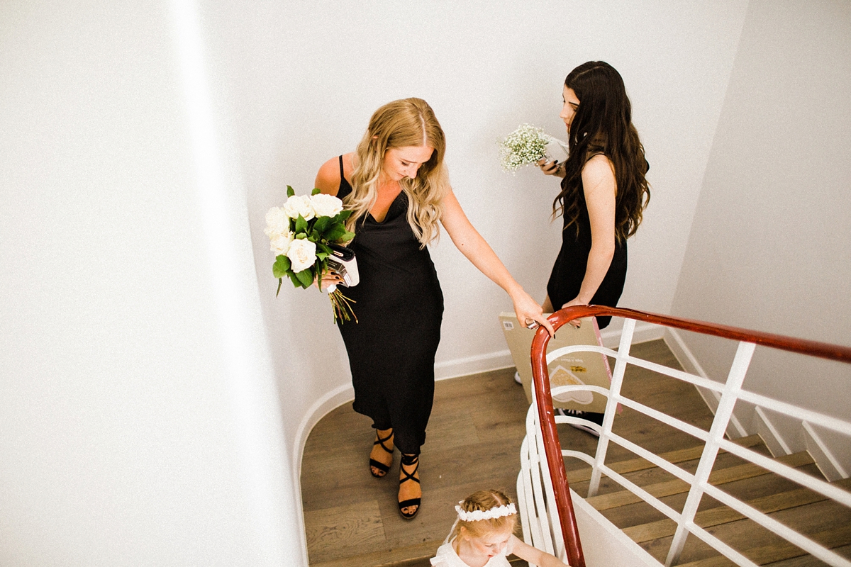 6 For Love wedding dress for a cool and contemporary modern London wedding photography by Claudia Rose Carter - An & For Love Tassel Dress, Olivia The Wolf Headpiece and Bowling Alley Reception For a Cool and Quirky London Wedding 6 For Love wedding dress for a cool and contemporary modern London wedding photography by Claudia Rose Carter