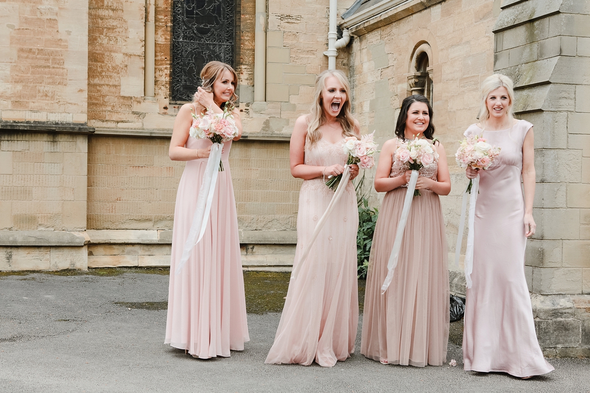 8 A Caroline Castigliano dress for a pastel pretty Spring wedding day at Rudding Park in Harrogate