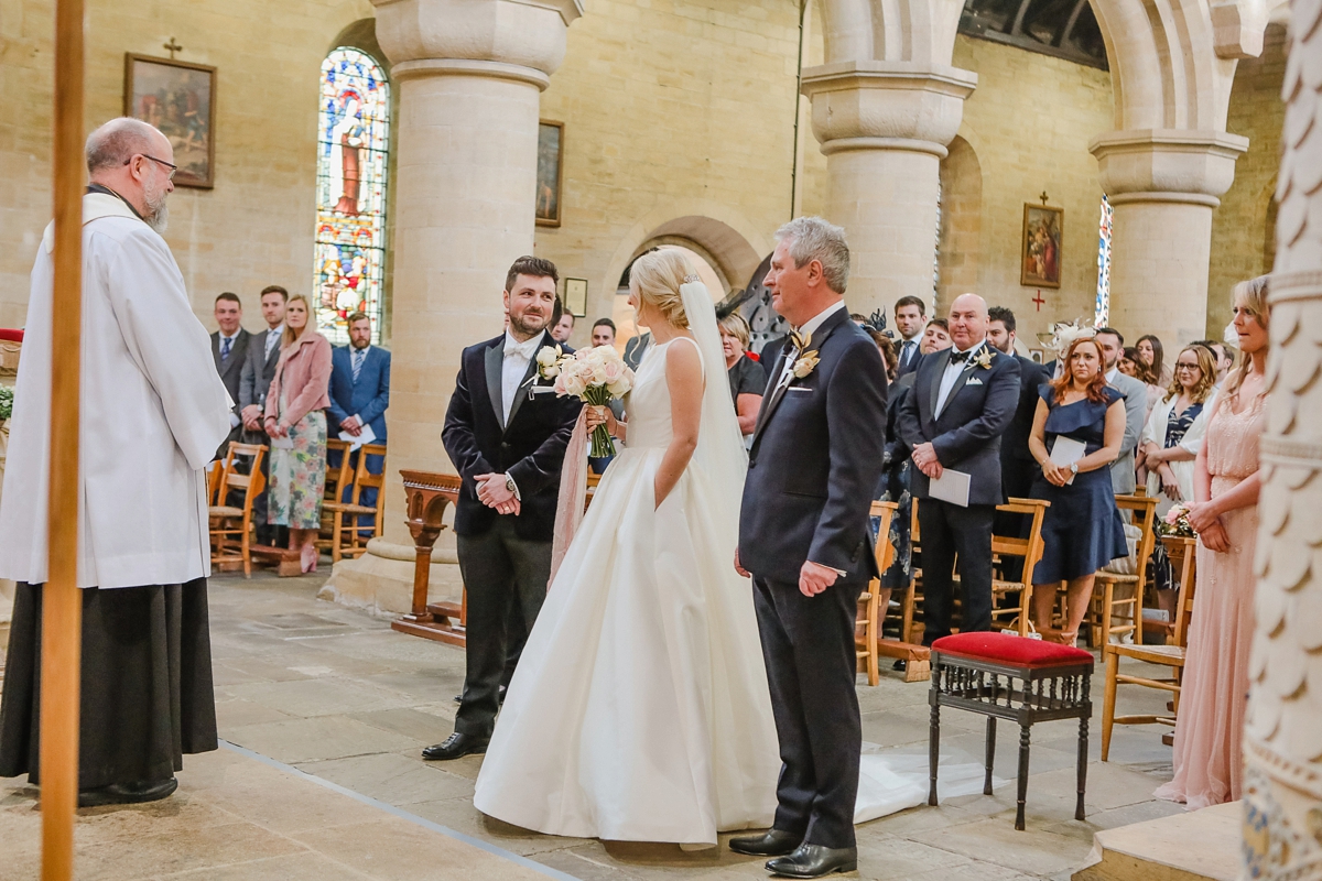 9 A Caroline Castigliano dress for a pastel pretty Spring wedding day at Rudding Park in Harrogate