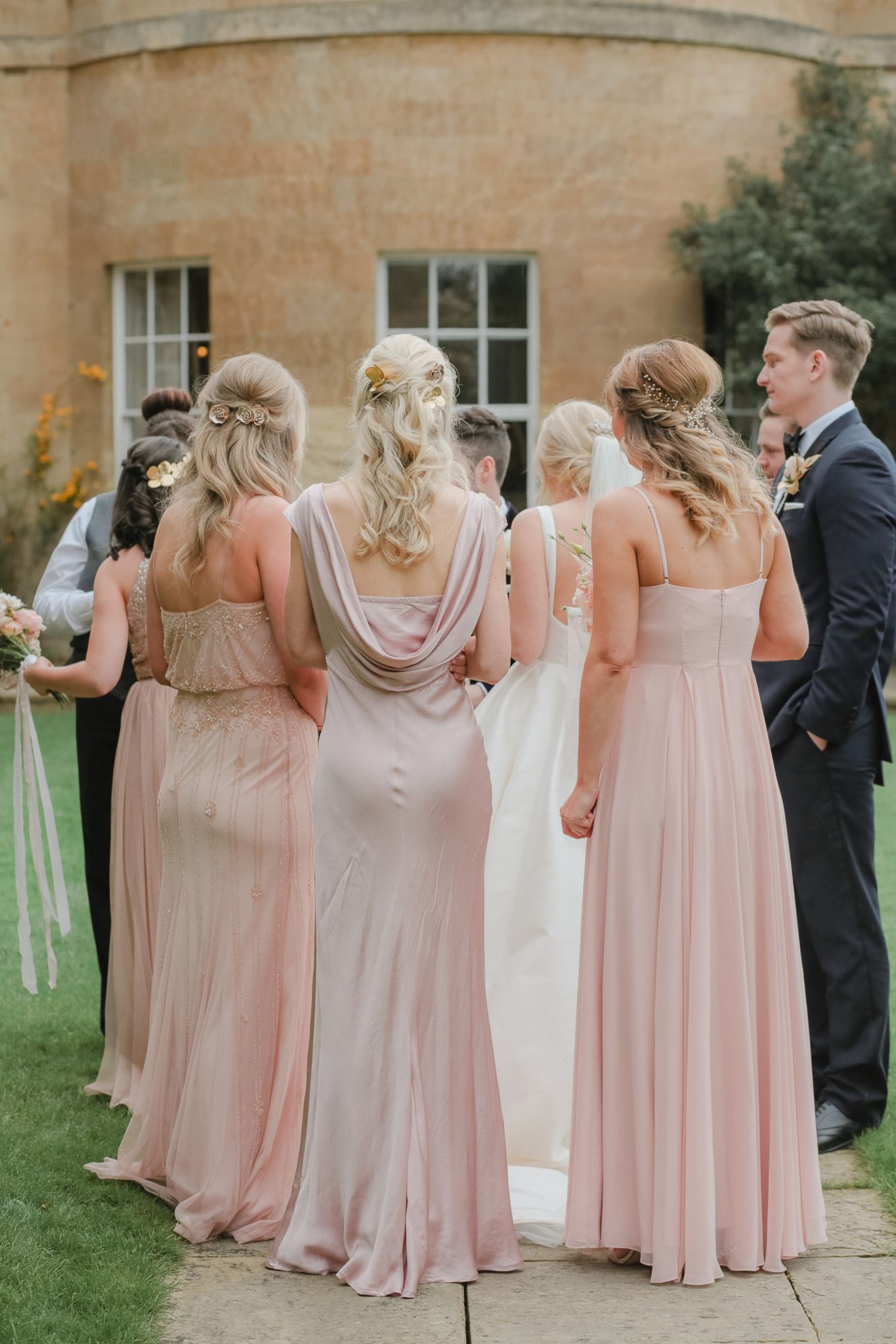 98 A Caroline Castigliano dress for a pastel pretty Spring wedding at Rudding Park in Yorkshire