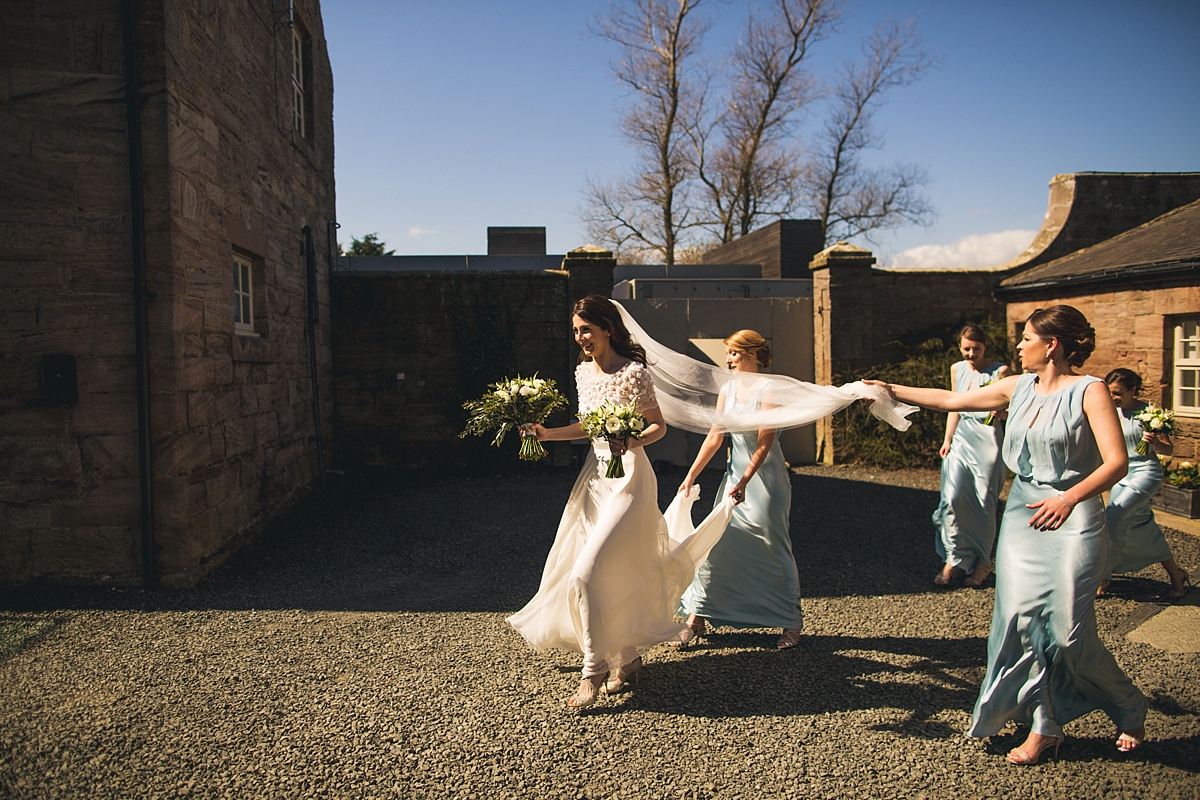 A Jenny Packham bride and her beachside wedding in Northumberland 11