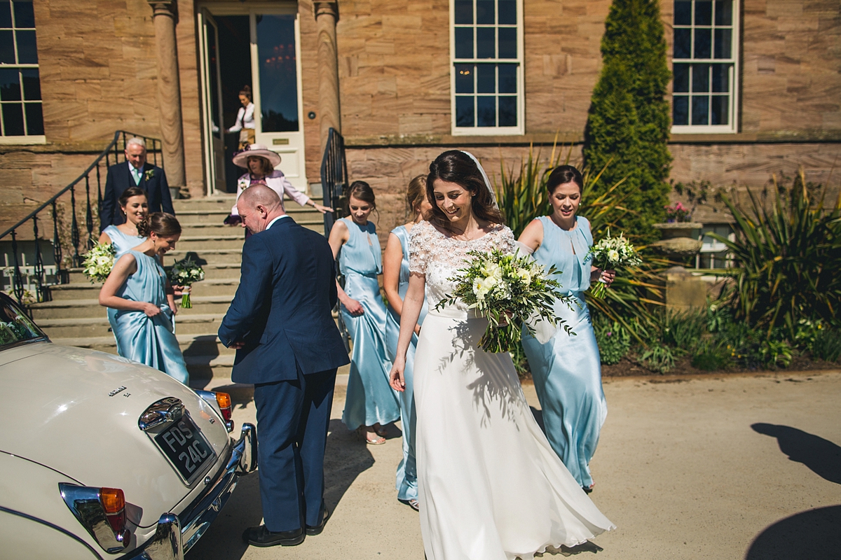 A Jenny Packham bride and her beachside wedding in Northumberland 12
