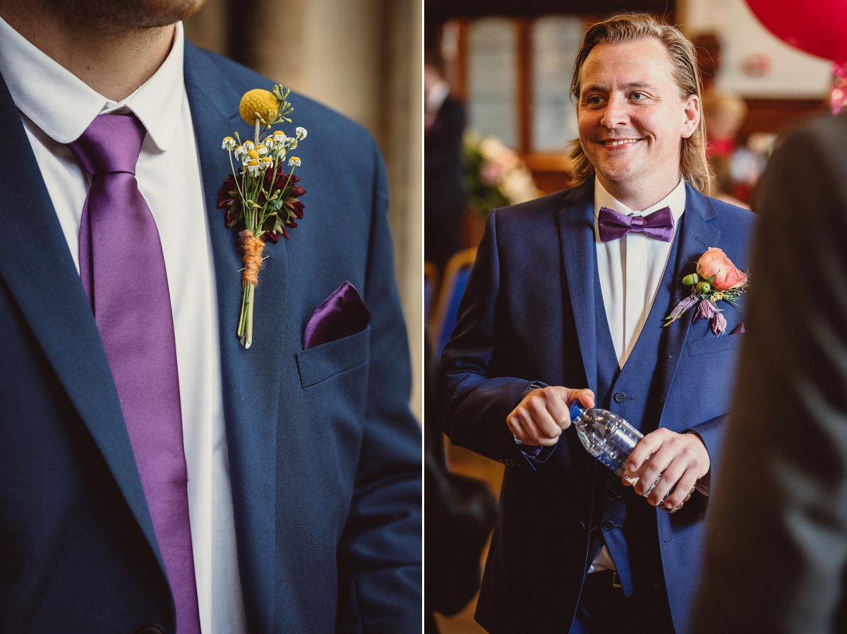 A Minna dress for a colourful paper crane wedding on a farm 3