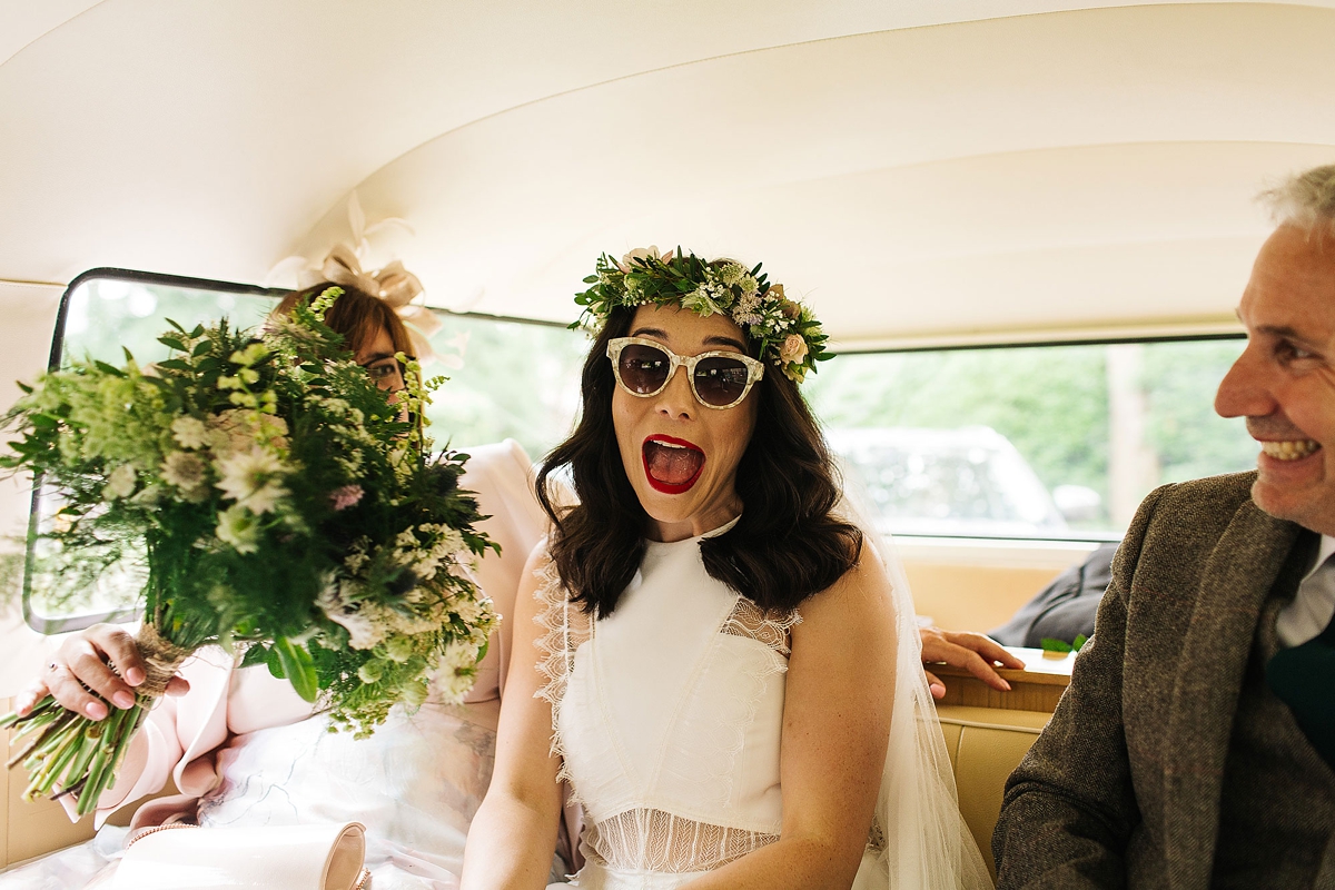 A Rembo Styling gown for a wedding at York Maze 18