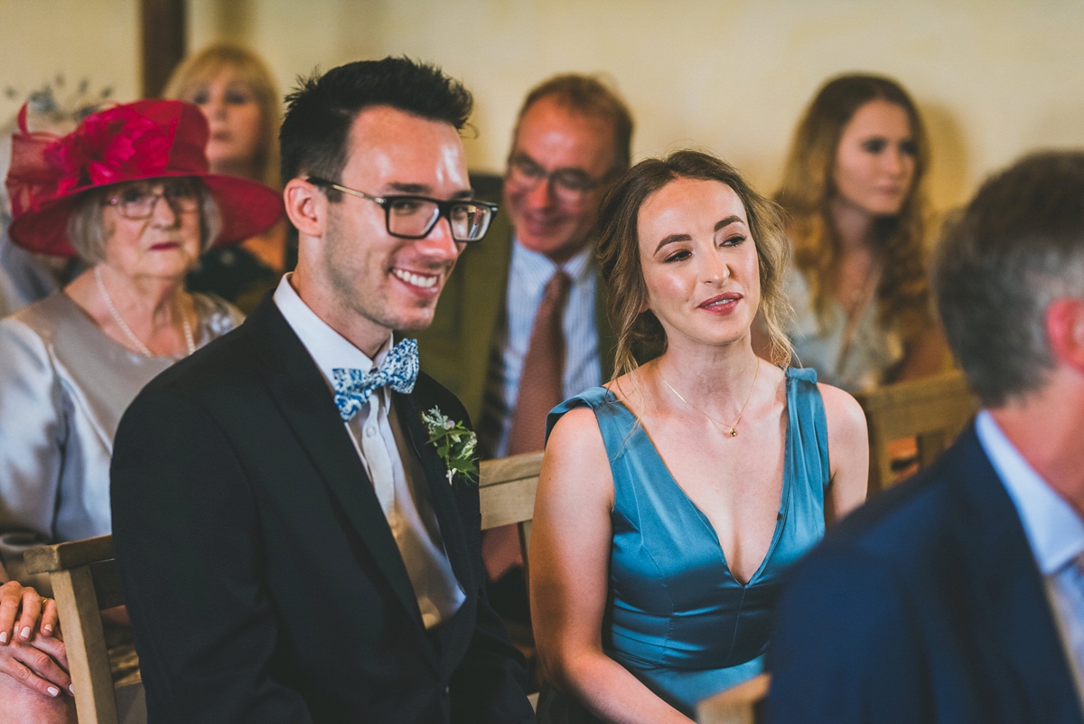 A Rosa Clara bride and her colourful garden inspired Welsh castle wedding 14