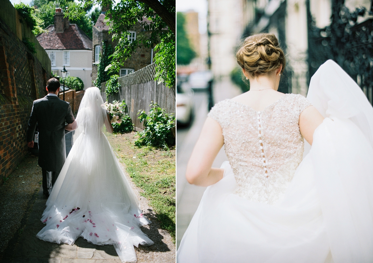 An Allure Bridals gown for a romantic wedding at Darbmouth House in Mayfair London Jodie Chapman Photography 24