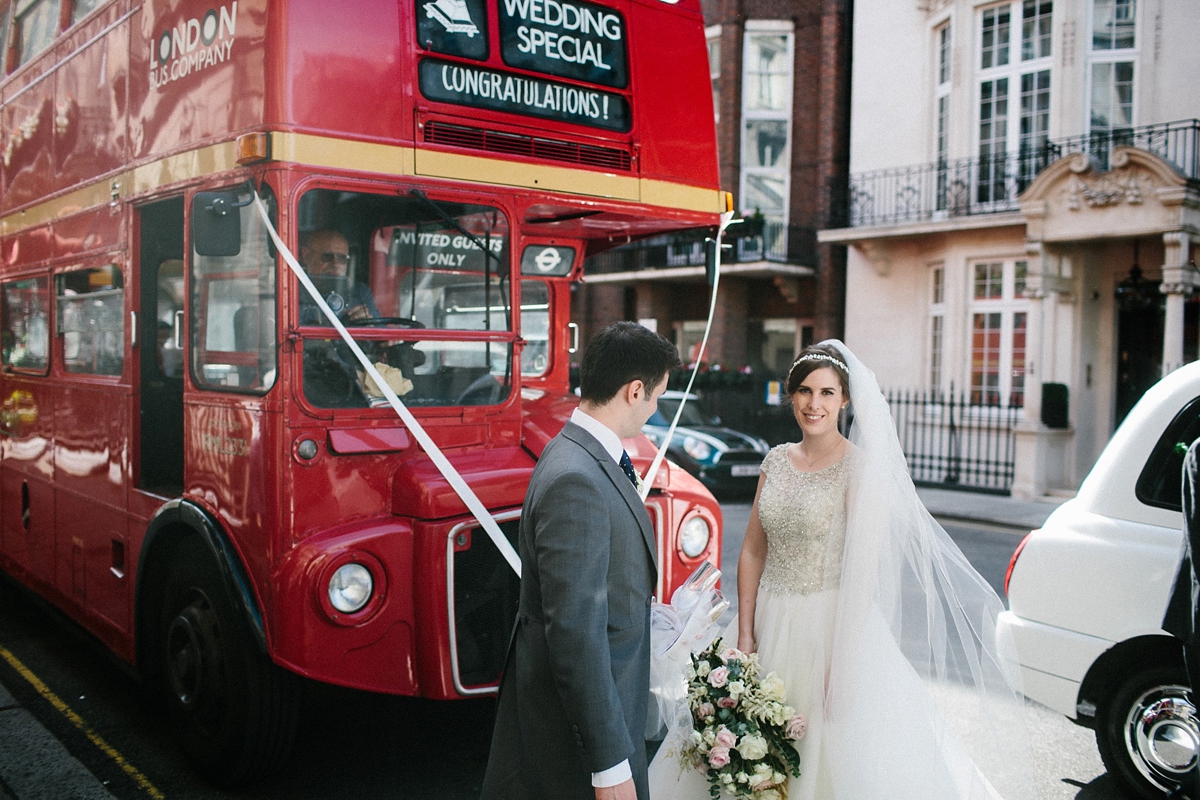 An Allure Bridals gown for a romantic wedding at Darbmouth House in Mayfair London Jodie Chapman Photography 25