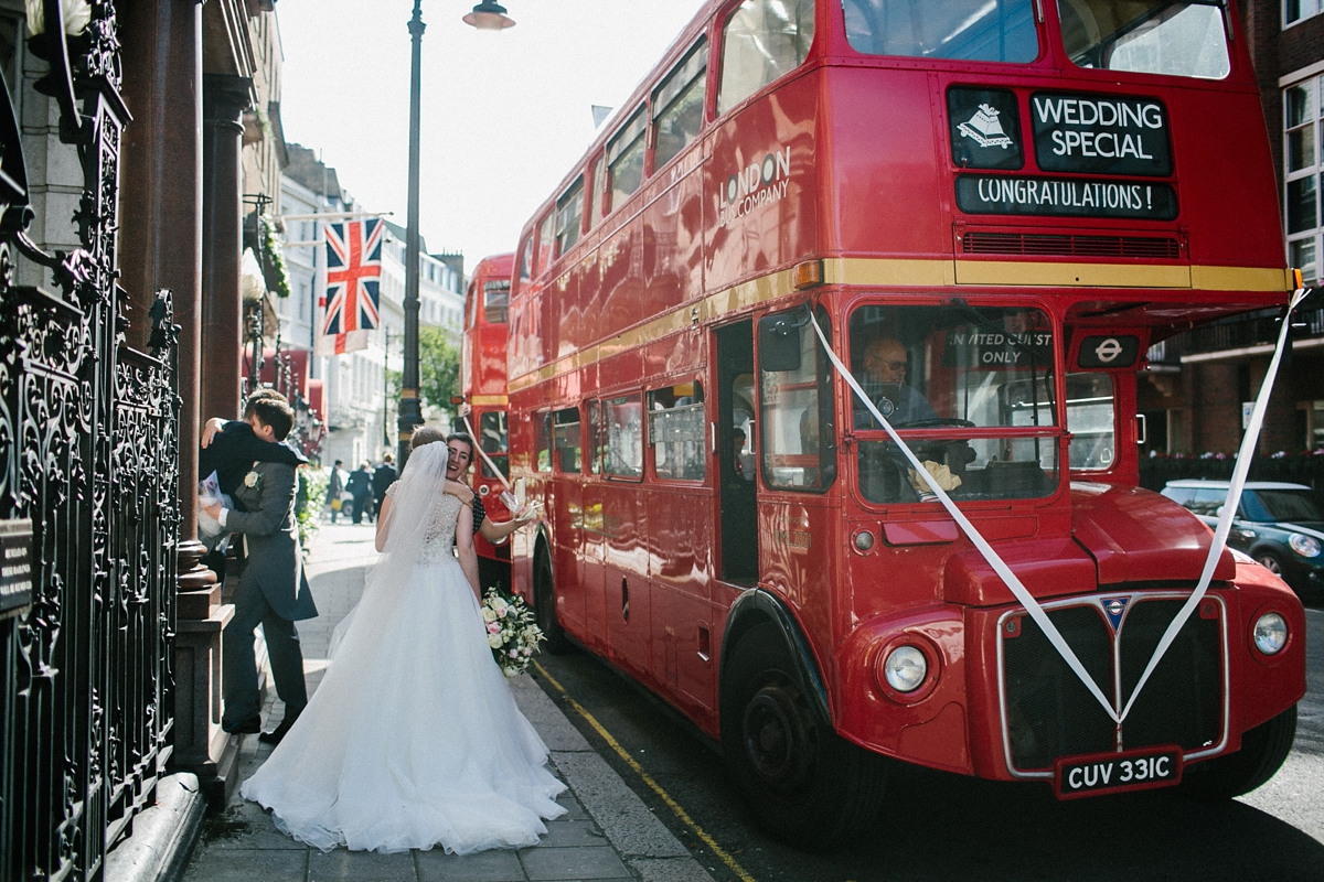 An Allure Bridals gown for a romantic wedding at Darbmouth House in Mayfair London Jodie Chapman Photography 26