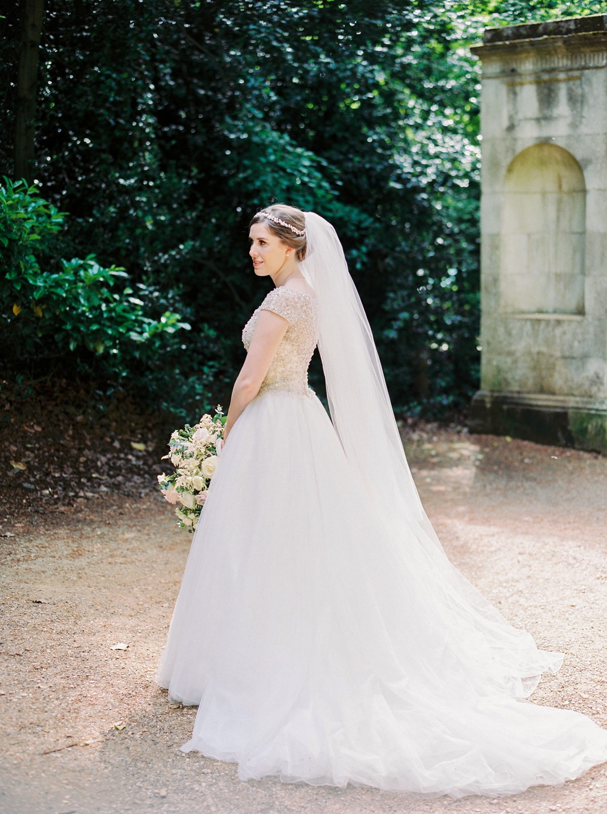 An Allure Bridals gown for a romantic wedding at Darbmouth House in Mayfair London Jodie Chapman Photography 33