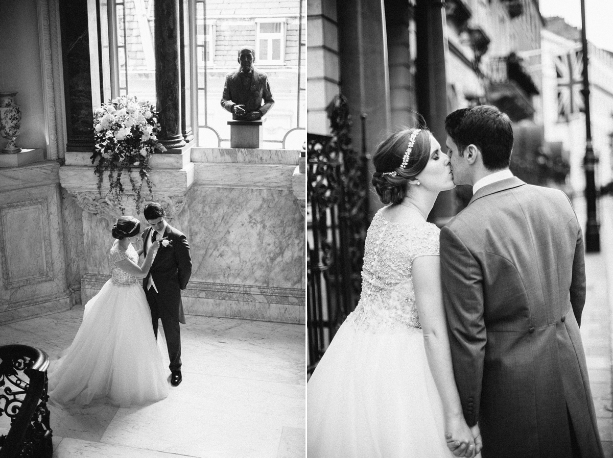 An Allure Bridals gown for a romantic wedding at Darbmouth House in Mayfair London Jodie Chapman Photography 44