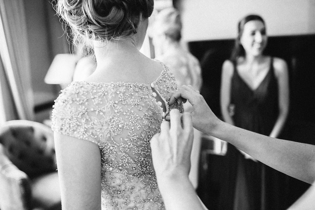 An Allure Bridals gown for a romantic wedding at Darbmouth House in Mayfair London Jodie Chapman Photography 8