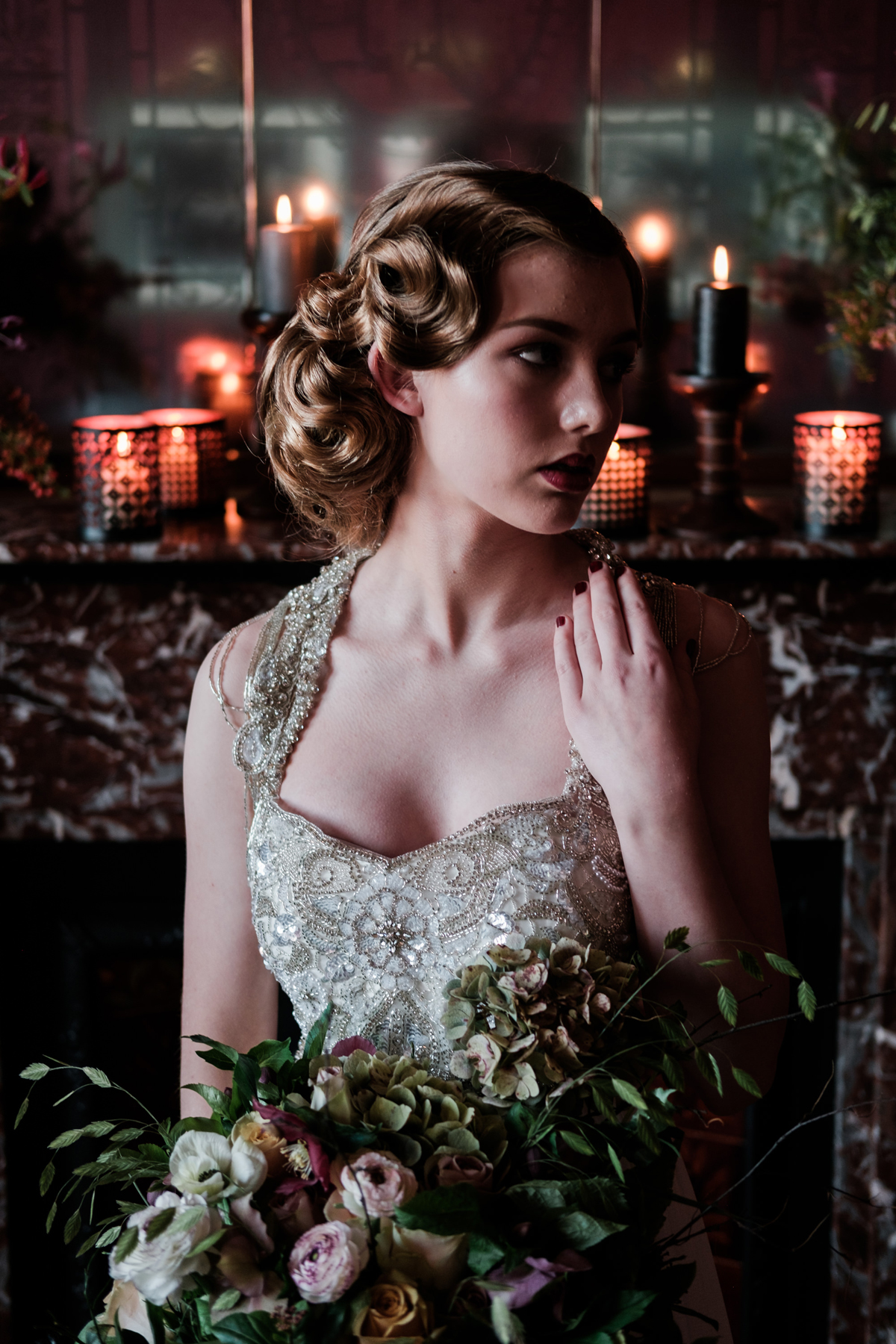 Art Deco Titanic Inspired bridal fashion 34