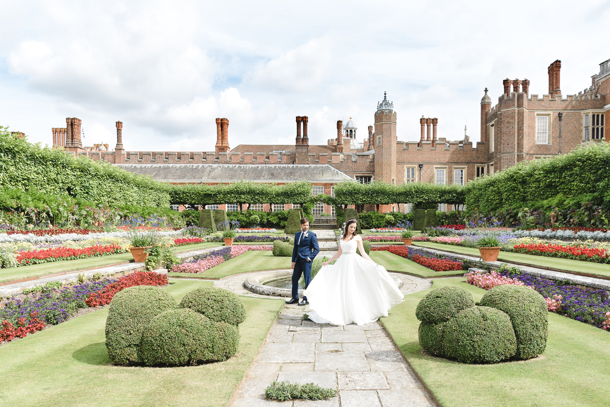 The Sunken Garden at Hampton Court