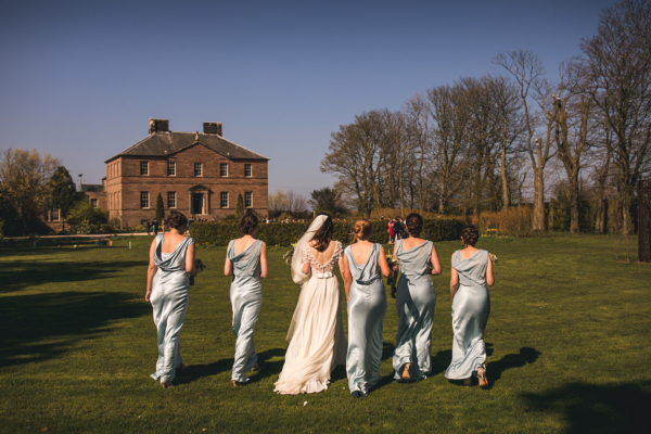 A Beaded Jenny Packham Gown for a Northumberland Coast Wedding