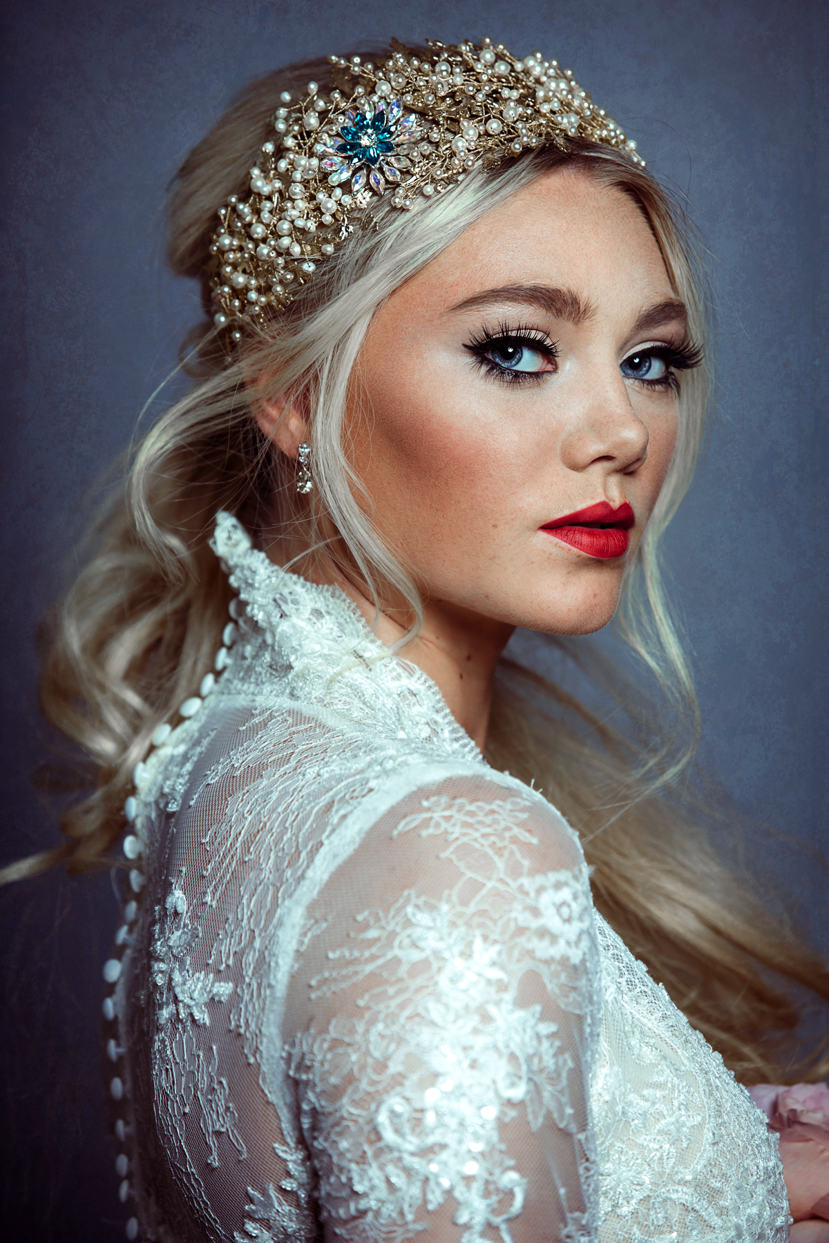Modern day bridal tiara by Samantha Walden