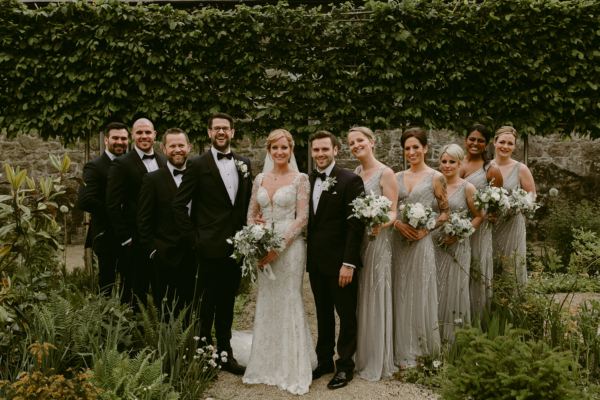 Galia Lahav + Black Tie Glamour for an Irish Country House Wedding