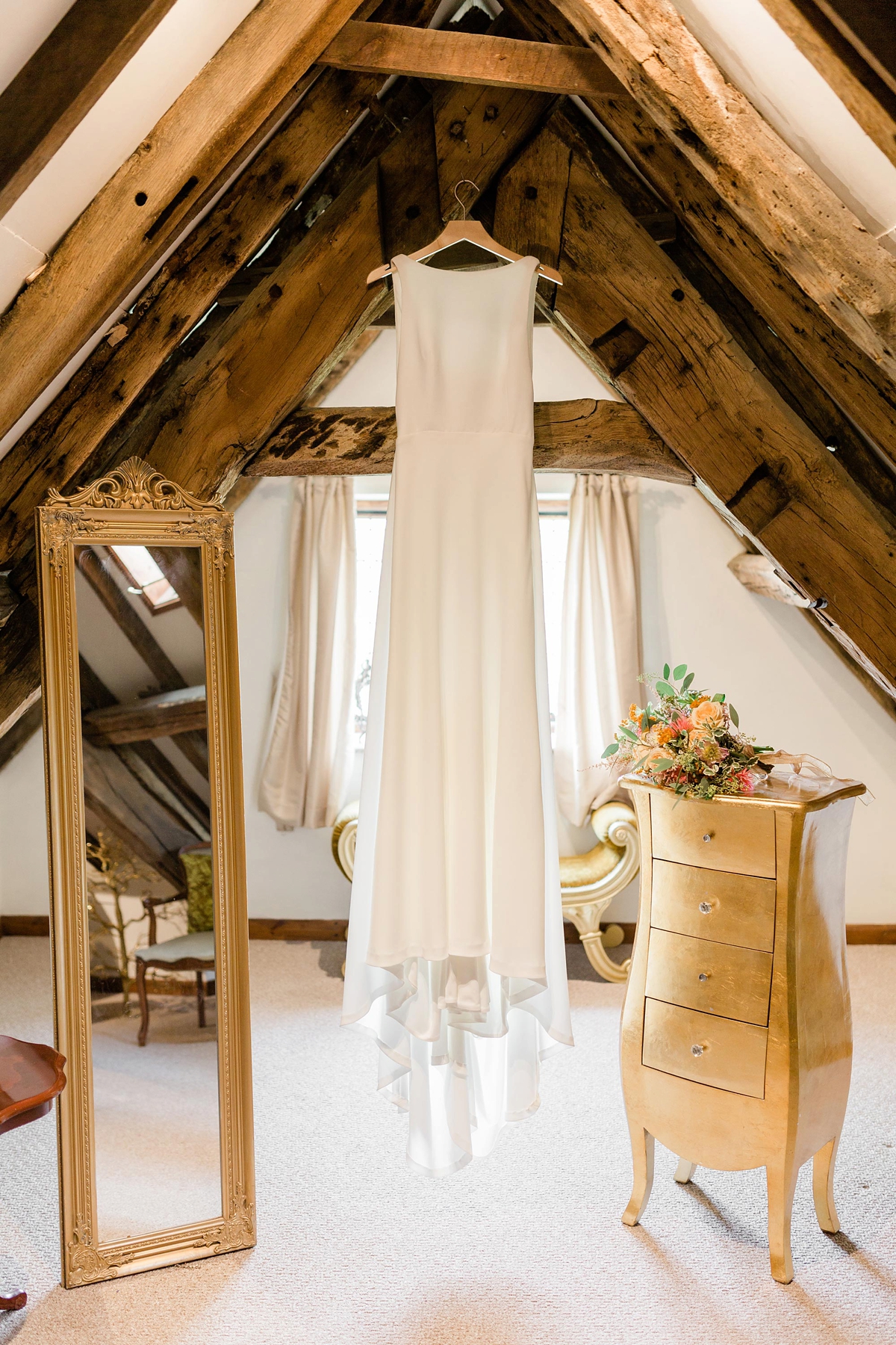 1 A chic Pronovias dress garden wedding. Carn Patrick Photography - A Chic Pronovias Gown For a Wild and Colourful Garden Wedding at a Medieval Manor House 1 A chic Pronovias dress garden wedding. Carn Patrick Photography