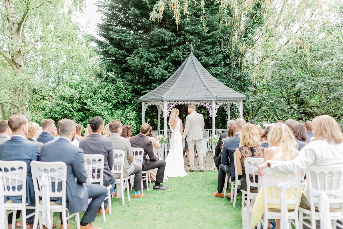 10 A chic Pronovias dress garden wedding. Carn Patrick Photography - A Chic Pronovias Gown For a Wild and Colourful Garden Wedding at a Medieval Manor House 10 A chic Pronovias dress garden wedding. Carn Patrick Photography