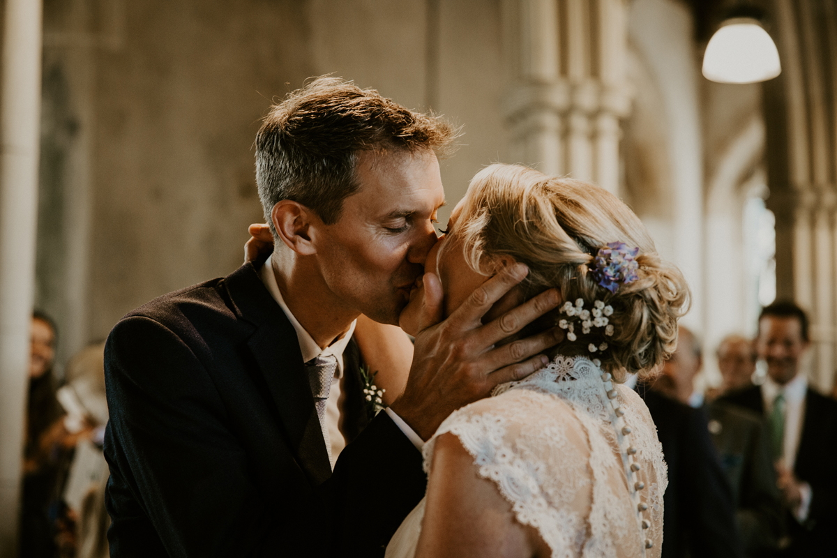 104 A Catherine Deane gown for a colourful Exeter wedding