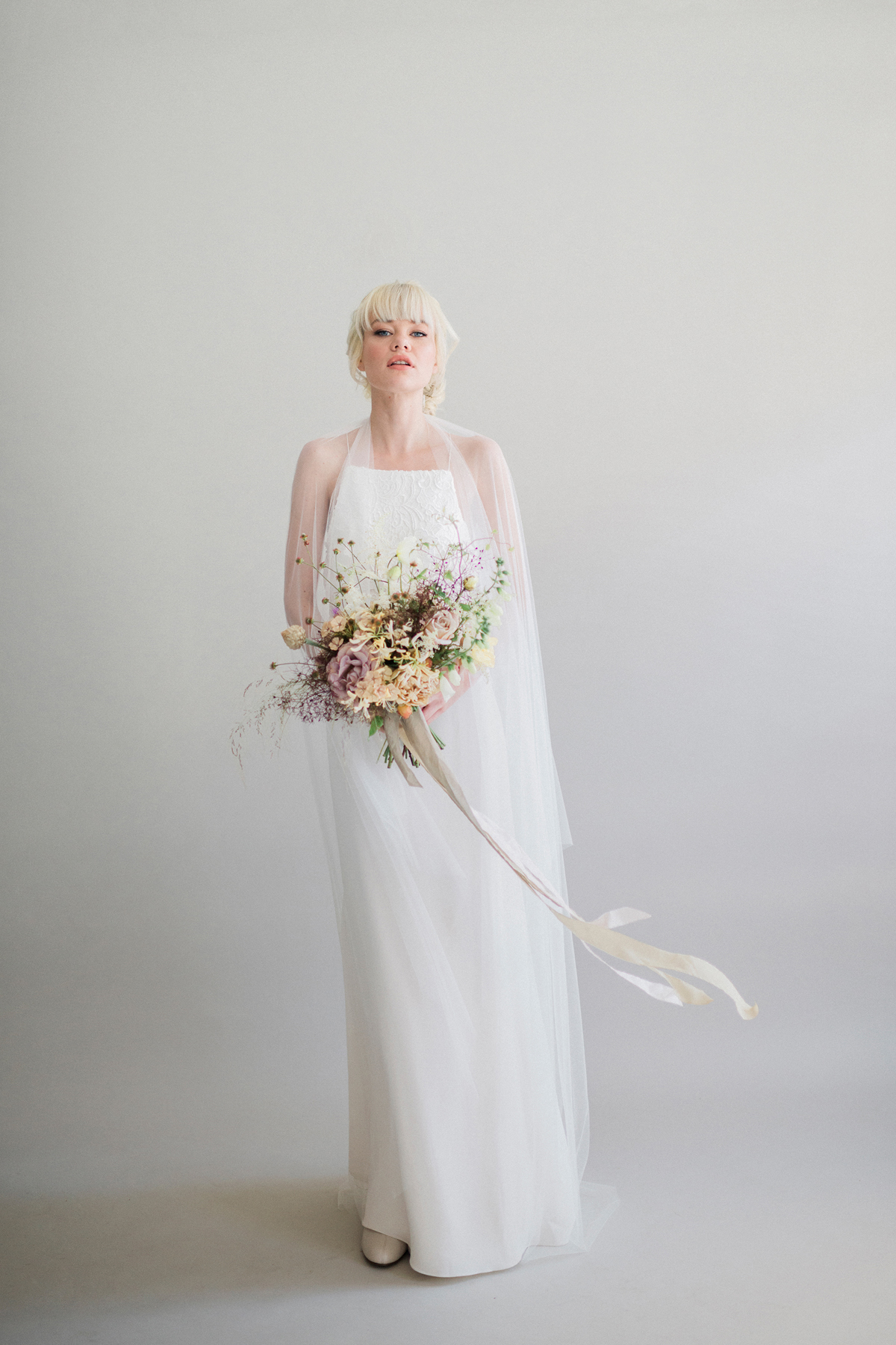 106 Sash Veil handmade dreamy wedding veils accessories