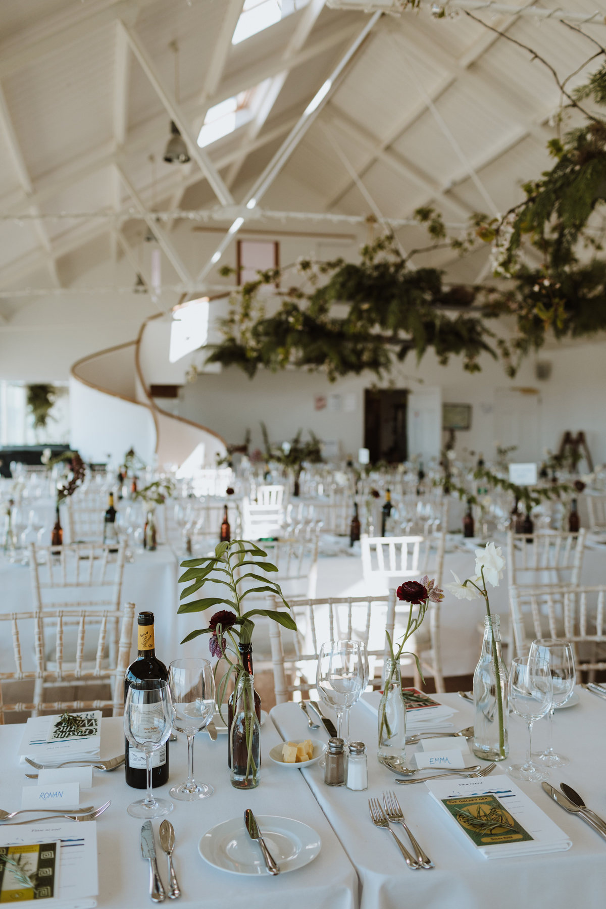 109 Minimalist natural Crear wedding Scottish coast Caro Weiss Photography