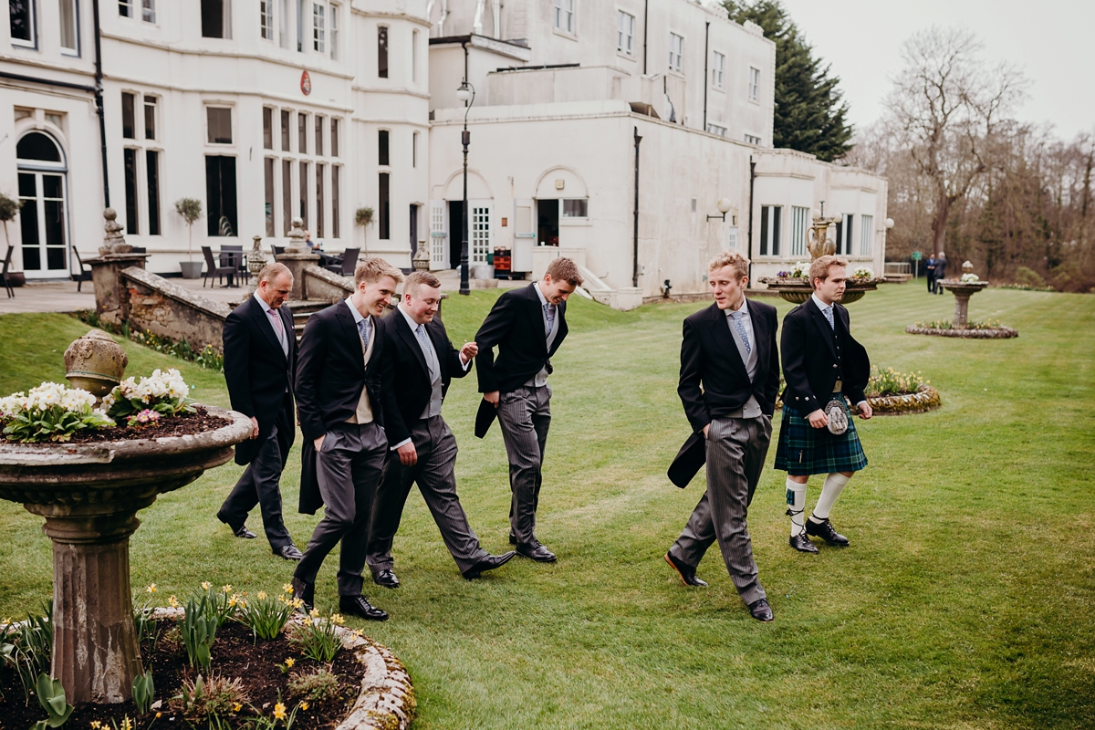 11 A Suzanne Neville gown English country wedding