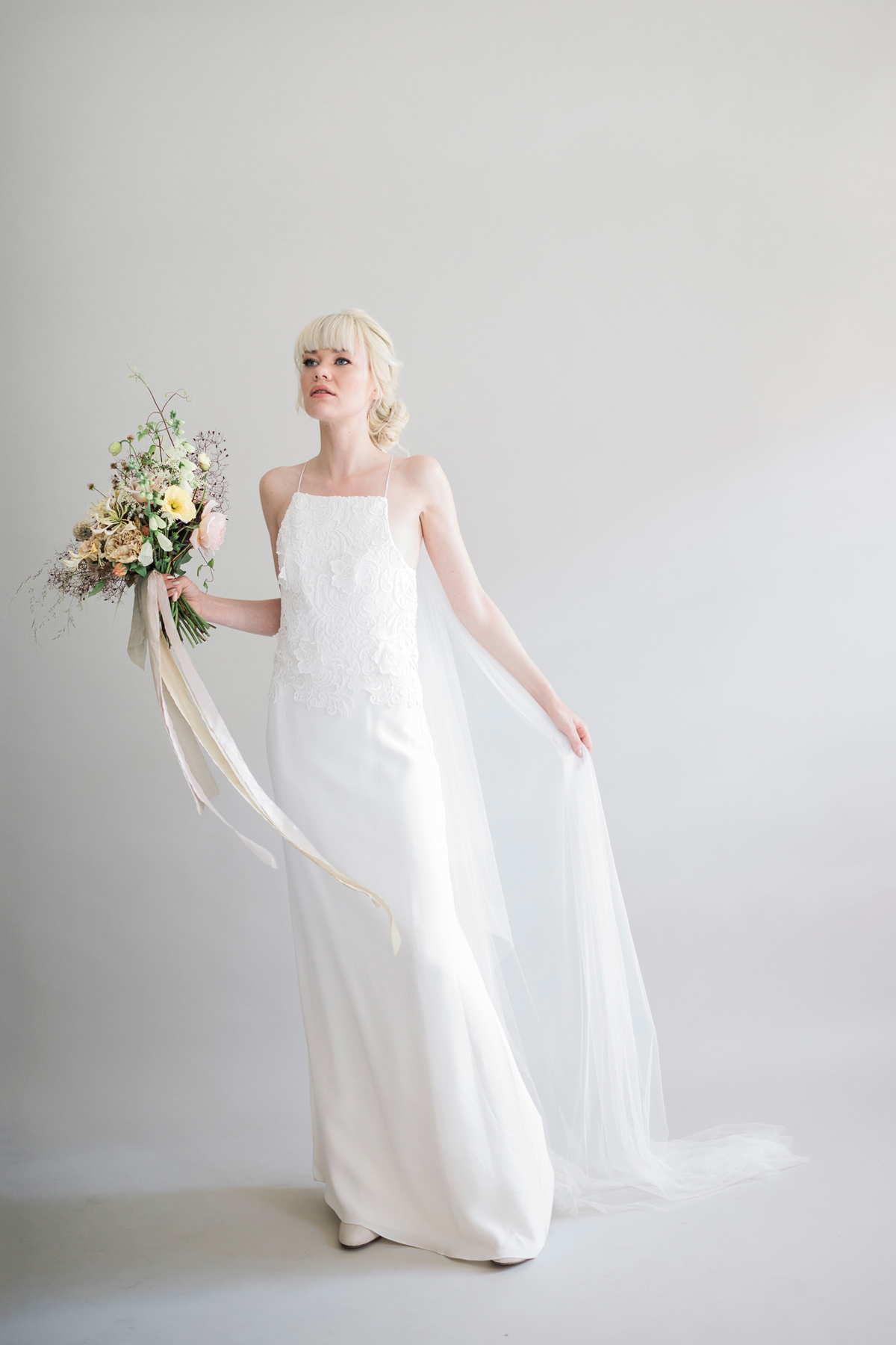 110 Sash Veil handmade dreamy wedding veils accessories