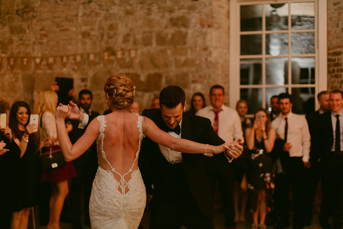 111 Galia Lahav glamour Irish country house wedding. Photography by Adam and Grace