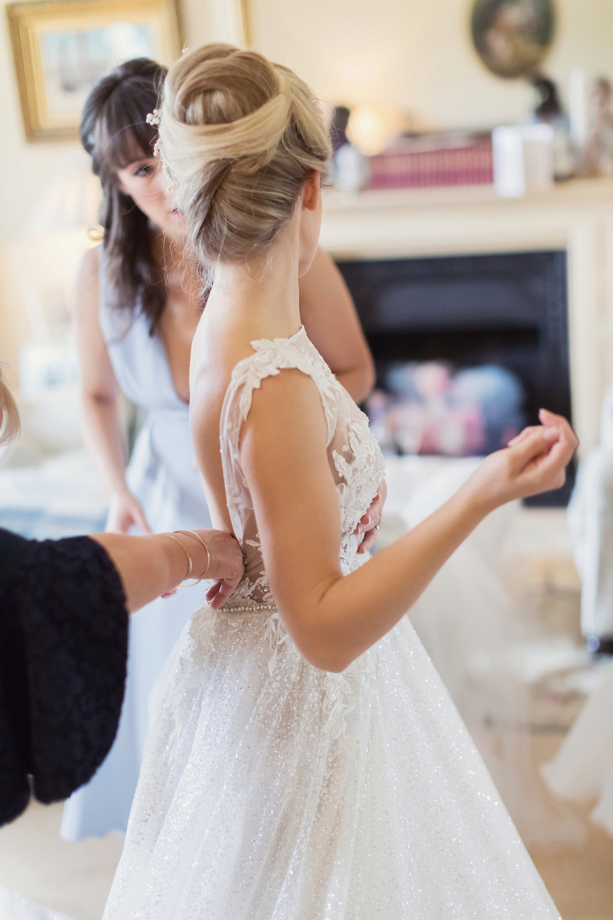 12 A Berta Bridal dress magnificent Scottish Castle wedding. Photography by Craig Eva Sanders.