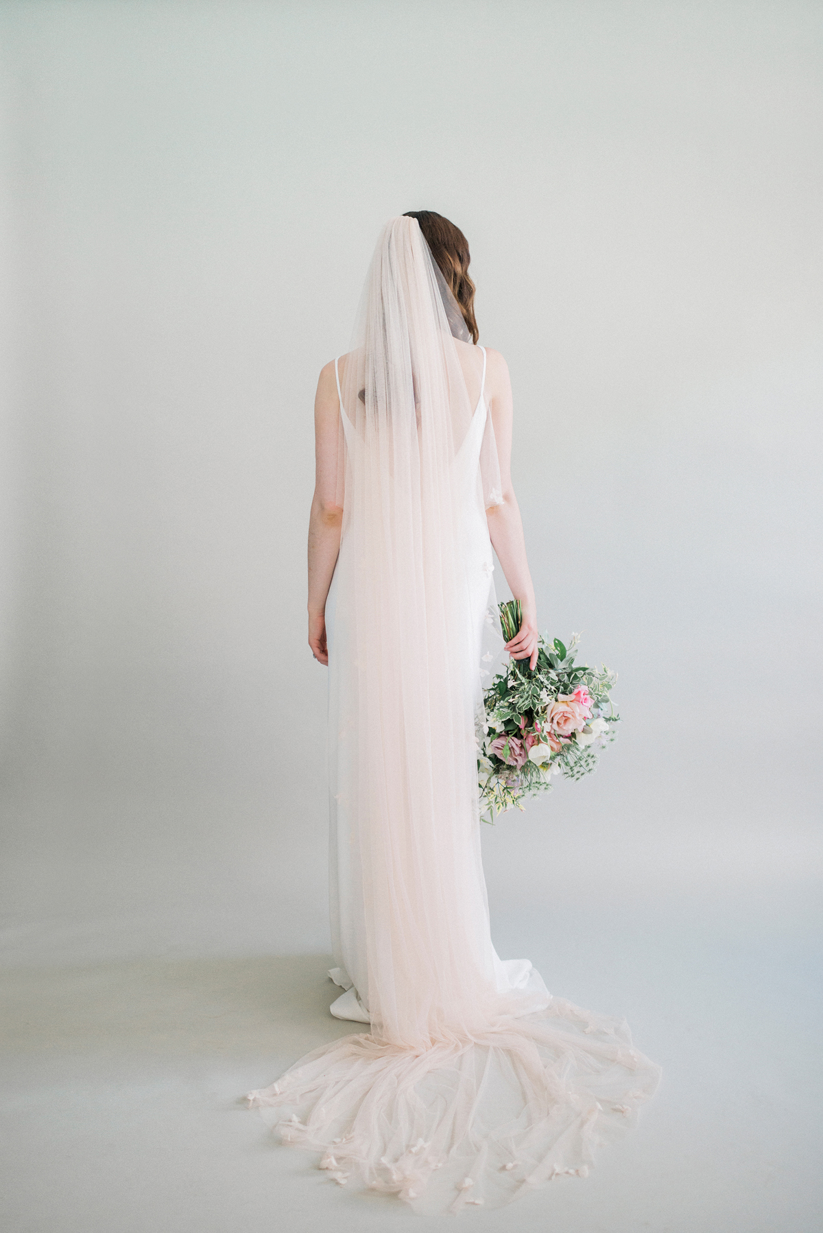 120 Sash Veil handmade dreamy wedding veils accessories