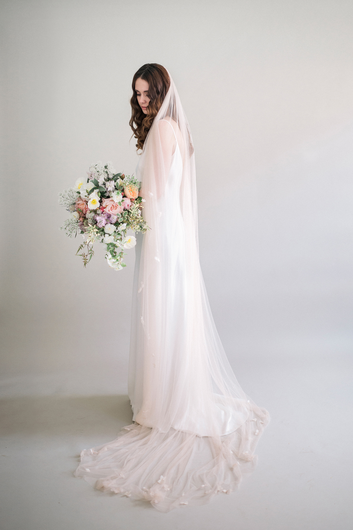 122 Sash Veil handmade dreamy wedding veils accessories