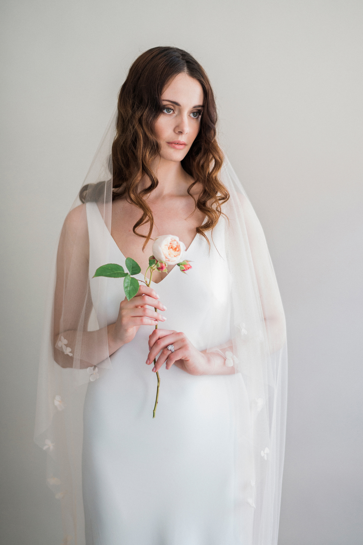 126 Sash Veil handmade dreamy wedding veils accessories