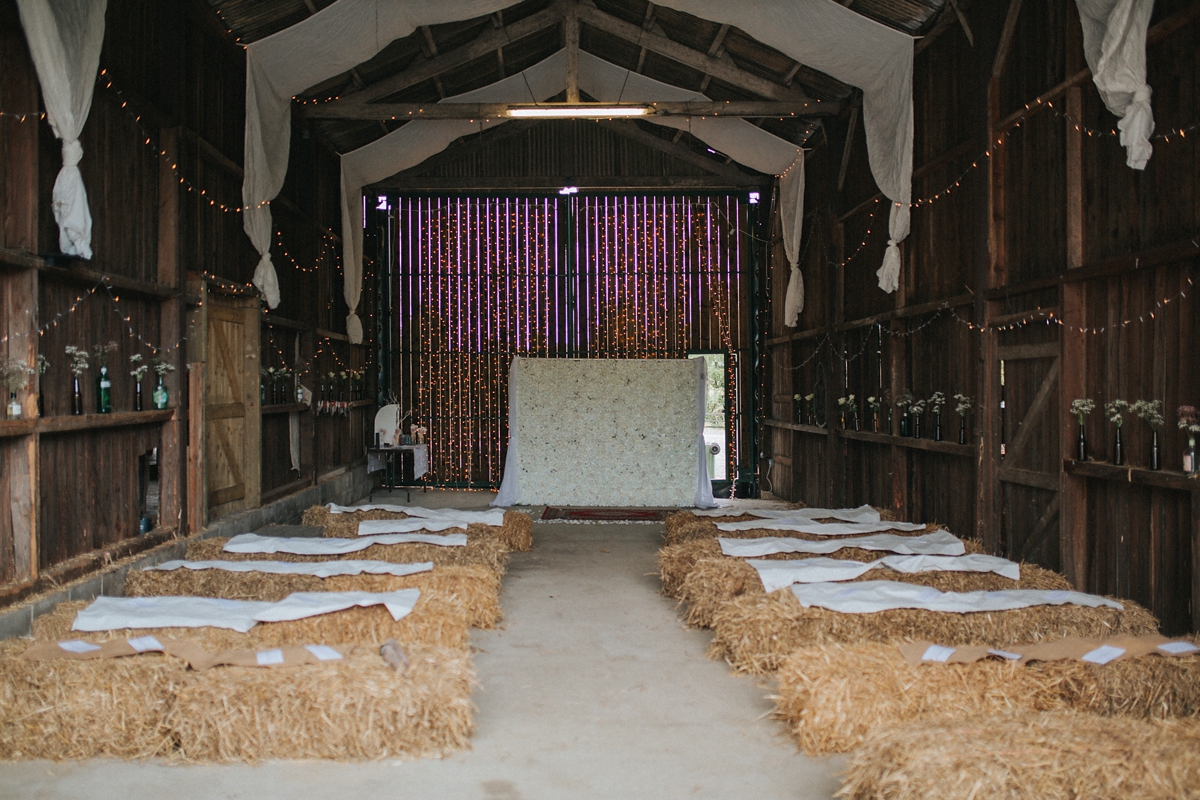 13 A Watters gown gold veil afternoon tea barn wedding