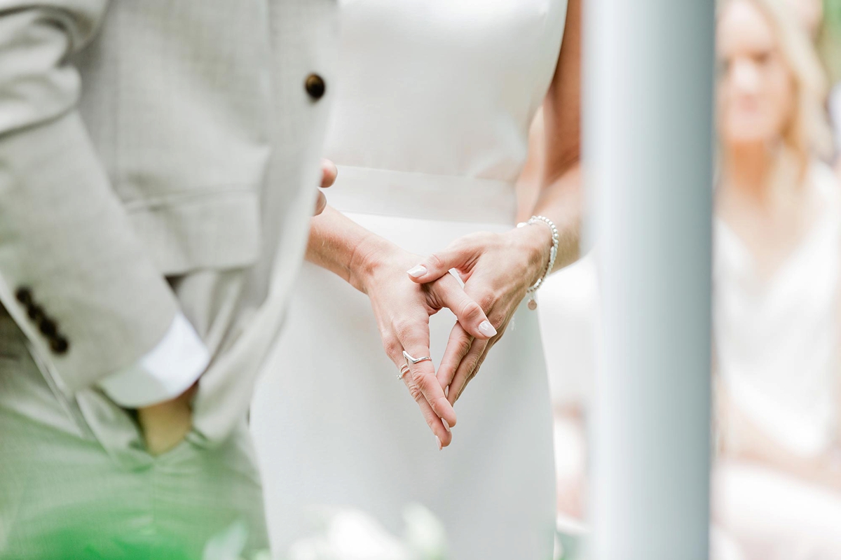 13 A chic Pronovias dress garden wedding. Carn Patrick Photography - A Chic Pronovias Gown For a Wild and Colourful Garden Wedding at a Medieval Manor House 13 A chic Pronovias dress garden wedding. Carn Patrick Photography
