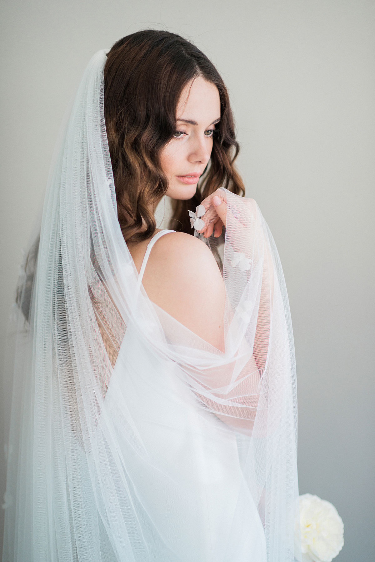 131 Sash Veil handmade dreamy wedding veils accessories
