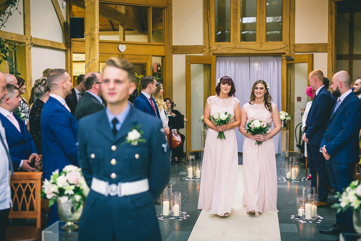 14 A Pronovias dress for a pastel pink countryside wedding