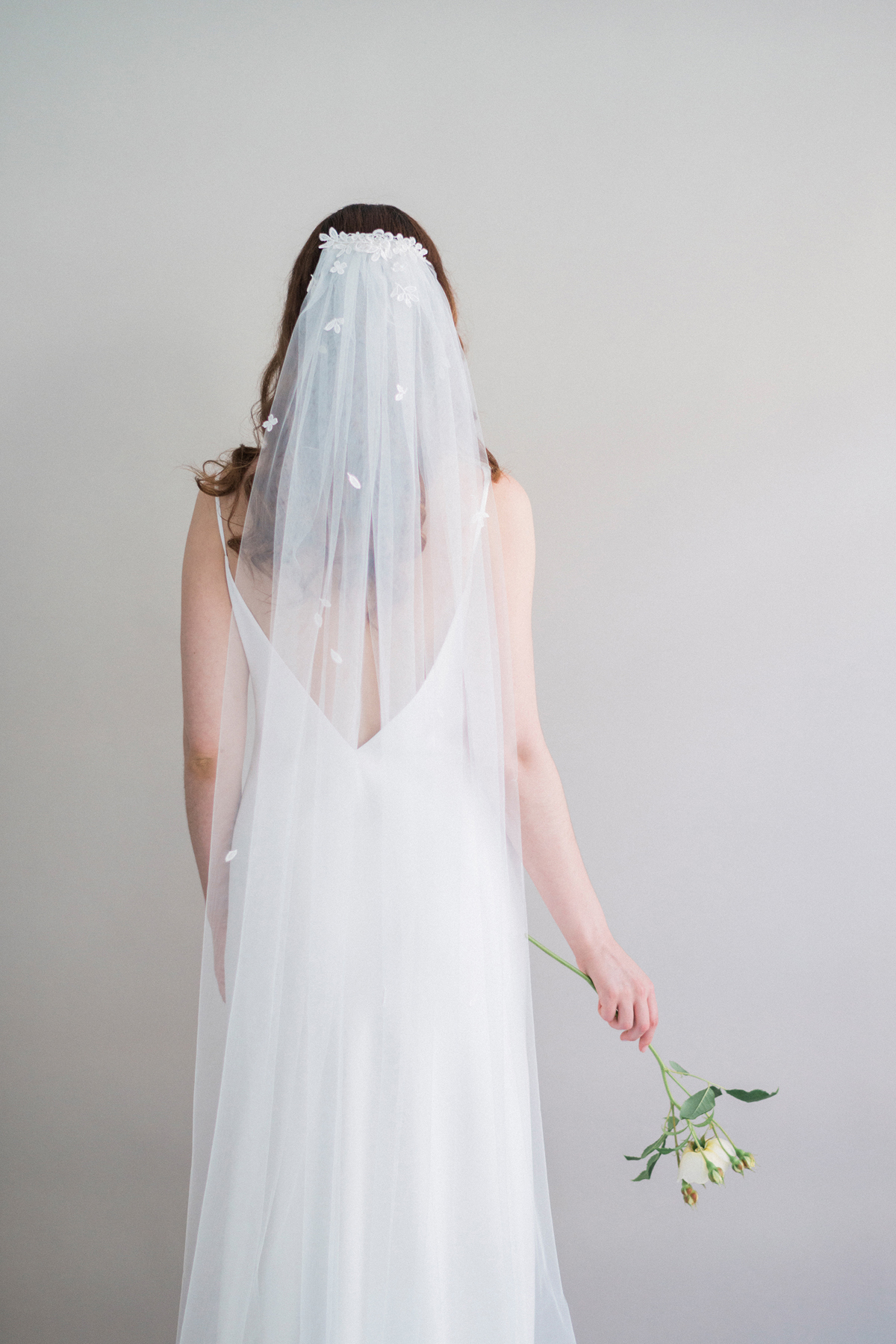 144 Sash Veil handmade dreamy wedding veils accessories