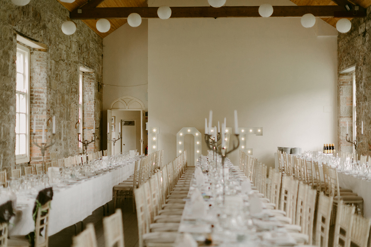 16 Galia Lahav glamour Irish country house wedding. Photography by Adam and Grace