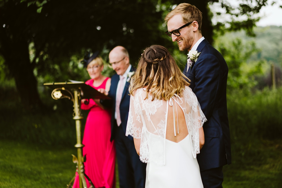 17 A Halfpenny London bride her wedding at The Pig hotel near Bath. Photography by John Barwood.