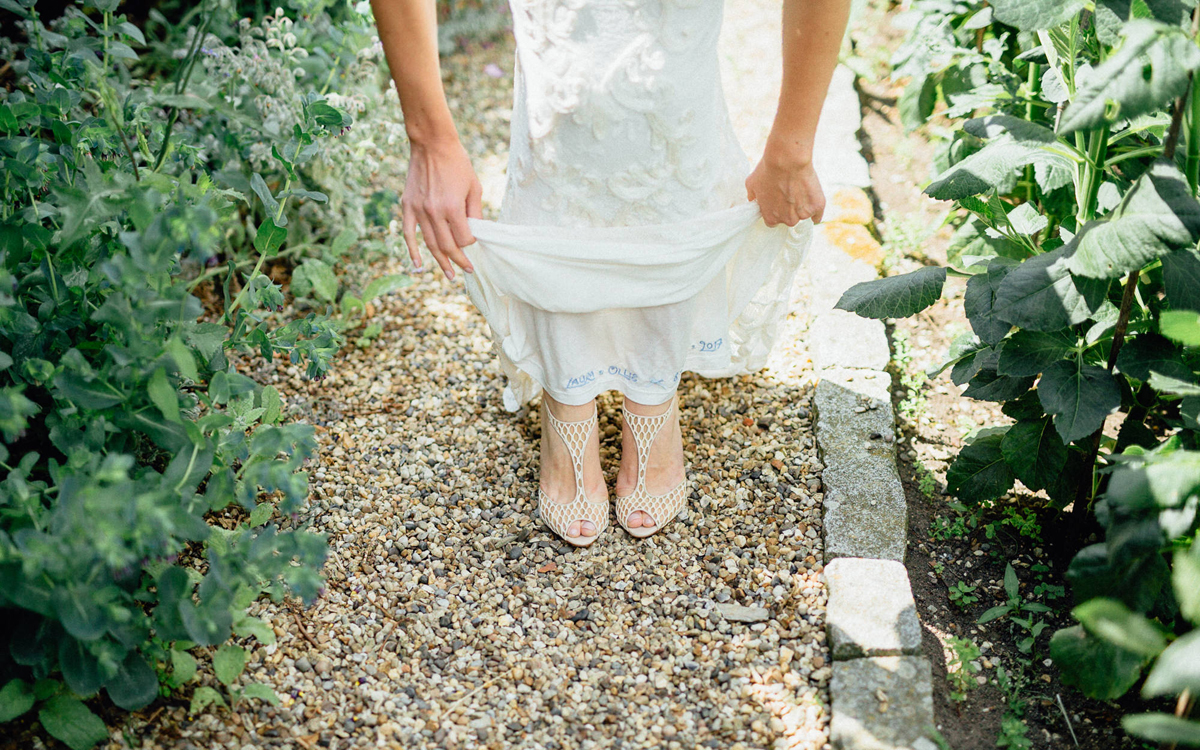 17 A Phase Eight dress botanical inspired wedding. Images by Emily Steve.