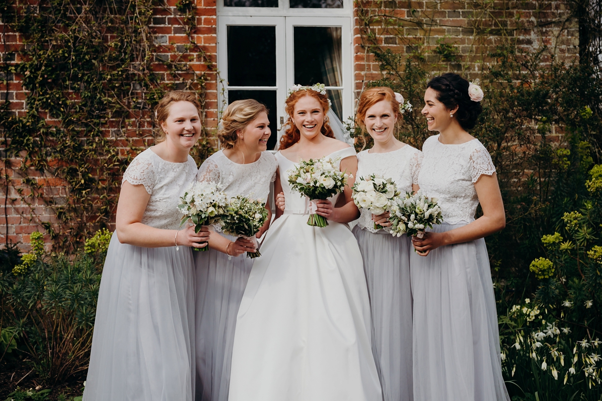 17 A Suzanne Neville gown English country wedding