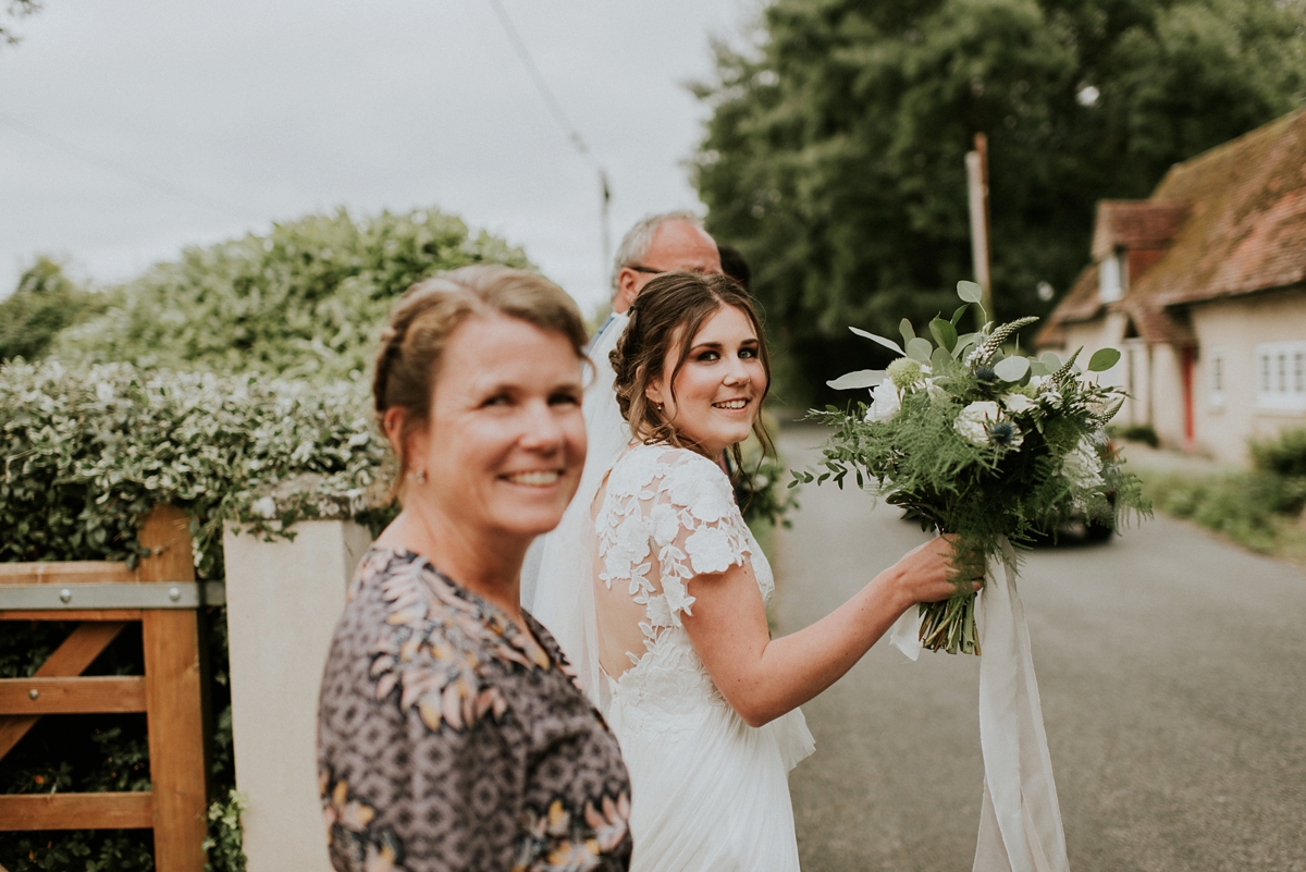 18 A Catherine Deane Dress Scandinavian inspired tipi wedding. Big Bouquet Photography.