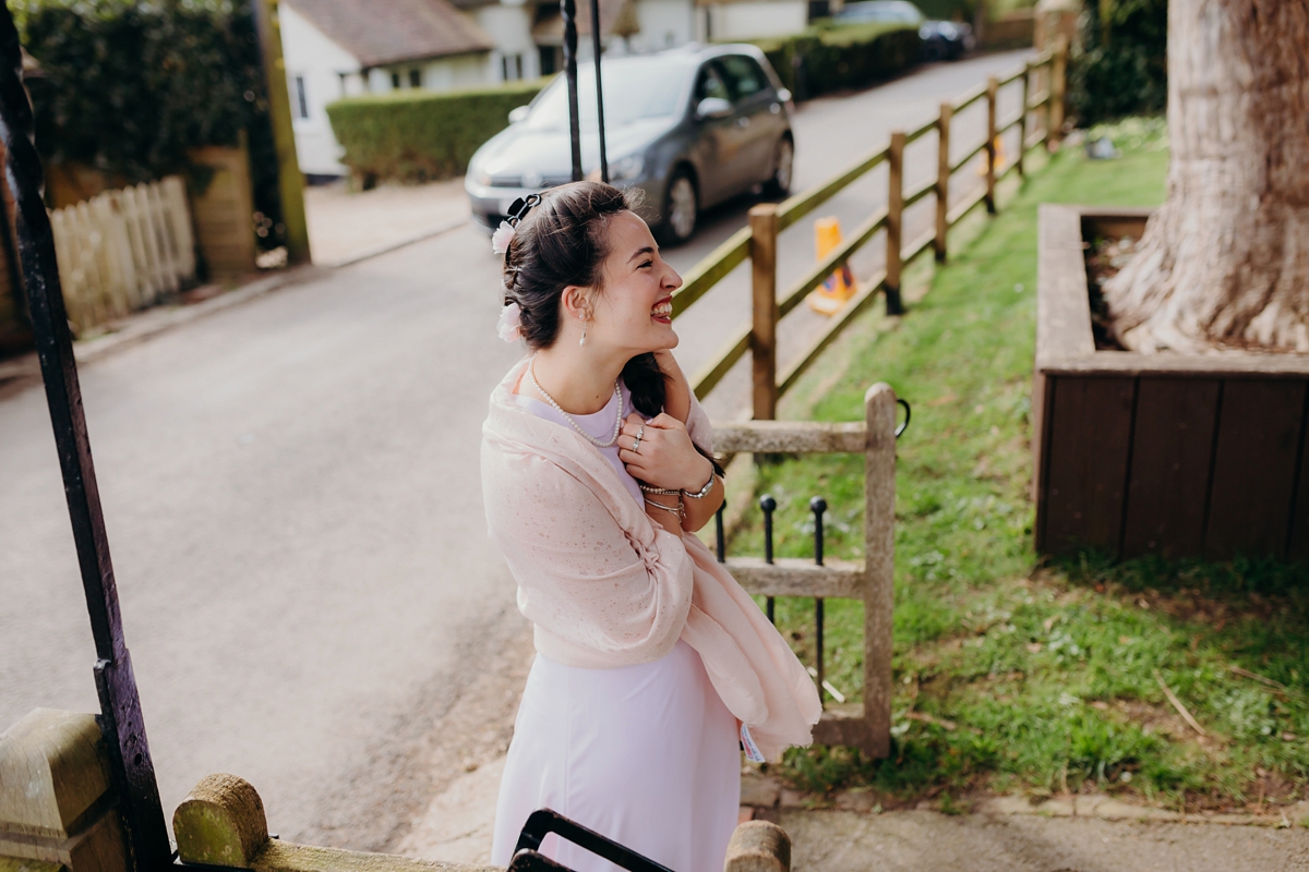 21 A Suzanne Neville gown English country wedding