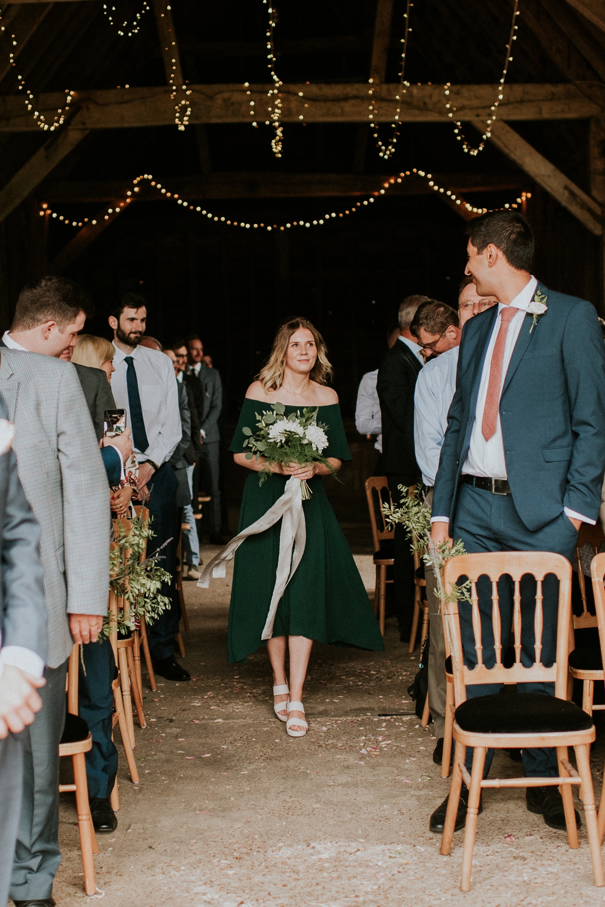 22 A Catherine Deane Dress Scandinavian inspired tipi wedding. Big Bouquet Photography.