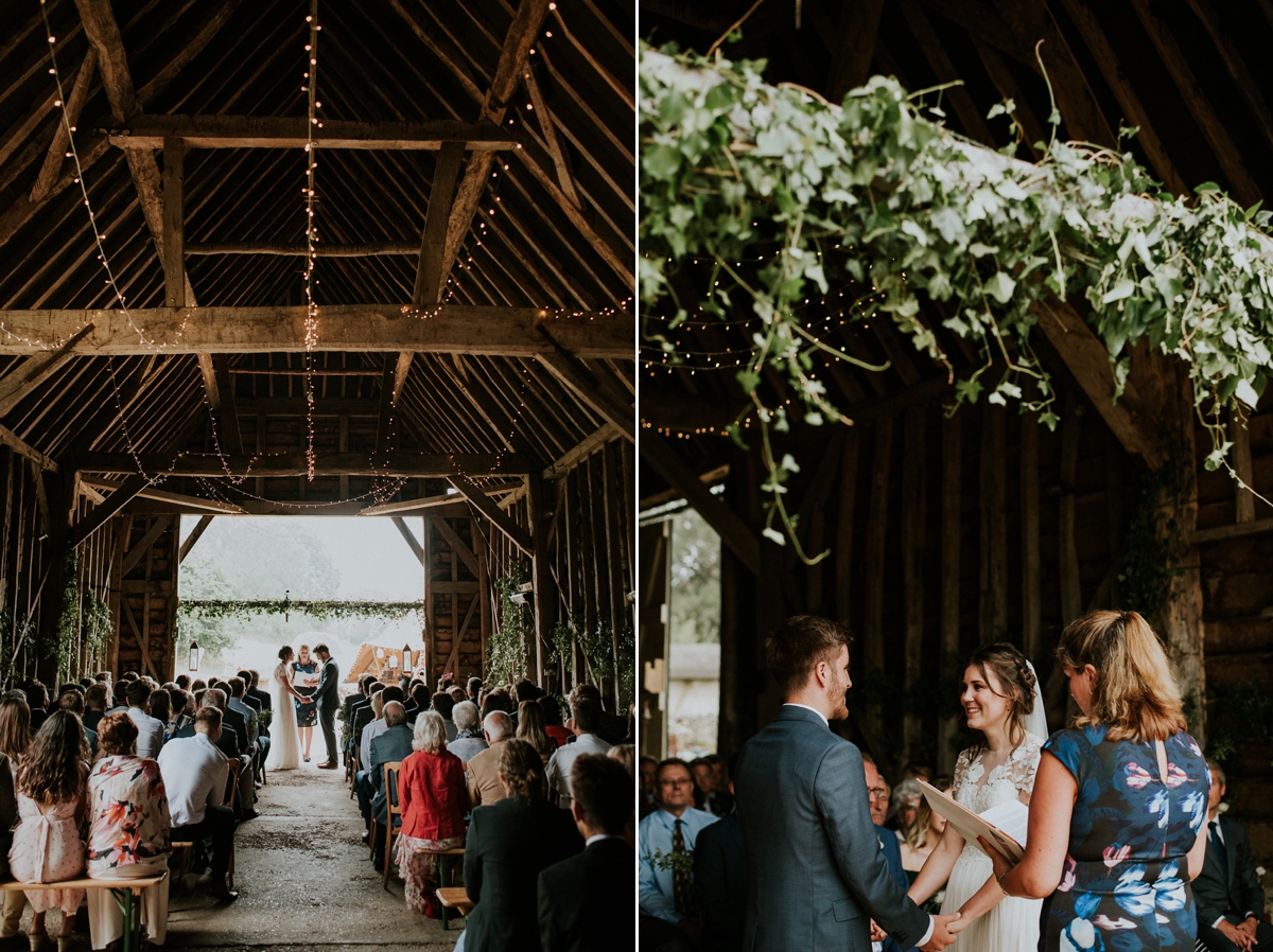 26 A Catherine Deane Dress Scandinavian inspired tipi wedding. Big Bouquet Photography.