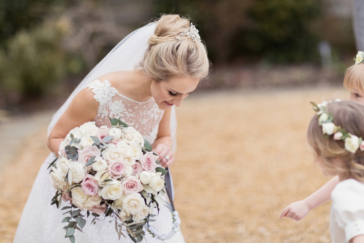 27 A Berta Bridal dress magnificent Scottish Castle wedding. Photography by Craig Eva Sanders.