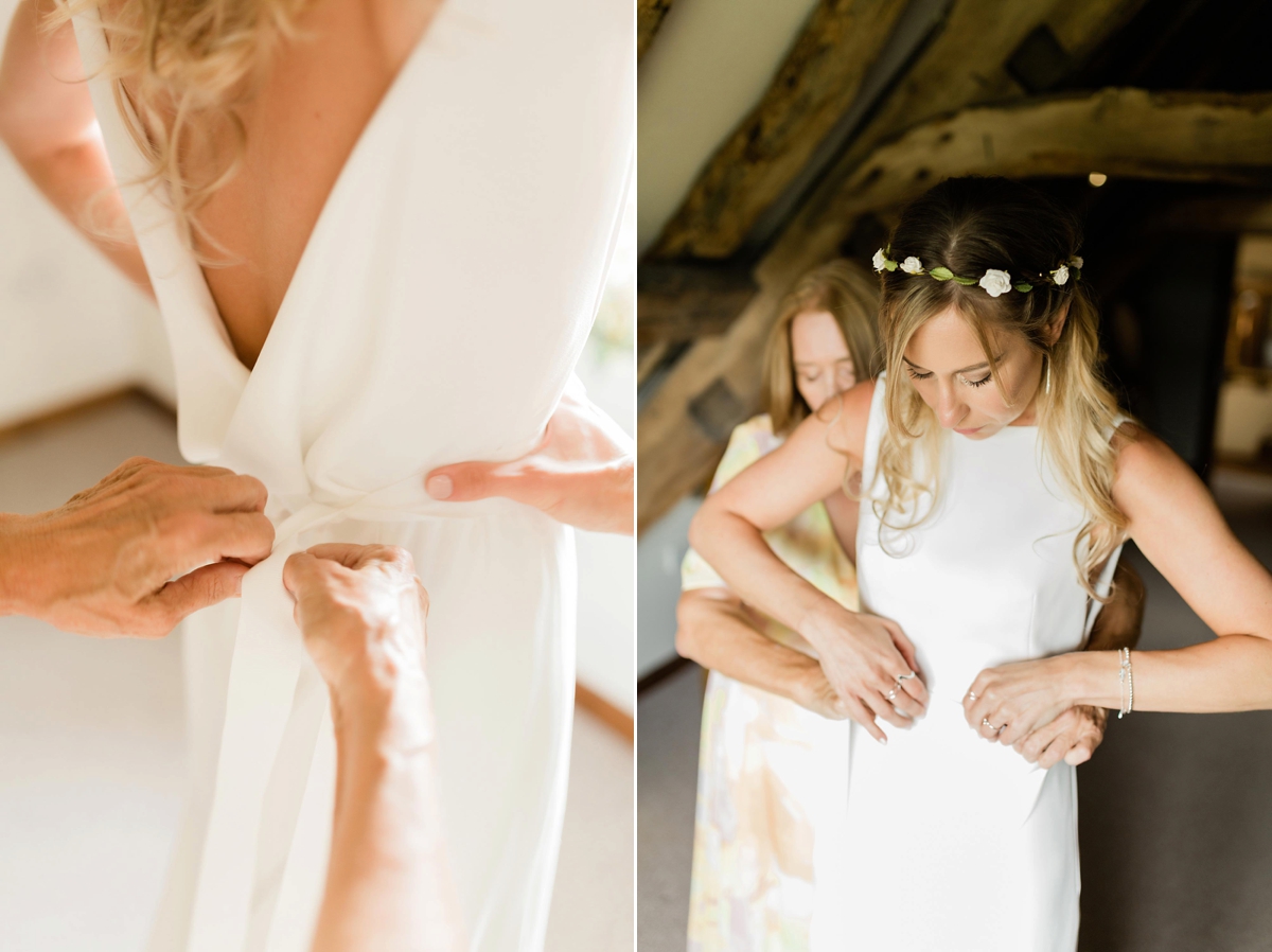 3 A chic Pronovias dress garden wedding. Carn Patrick Photography - A Chic Pronovias Gown For a Wild and Colourful Garden Wedding at a Medieval Manor House 3 A chic Pronovias dress garden wedding. Carn Patrick Photography