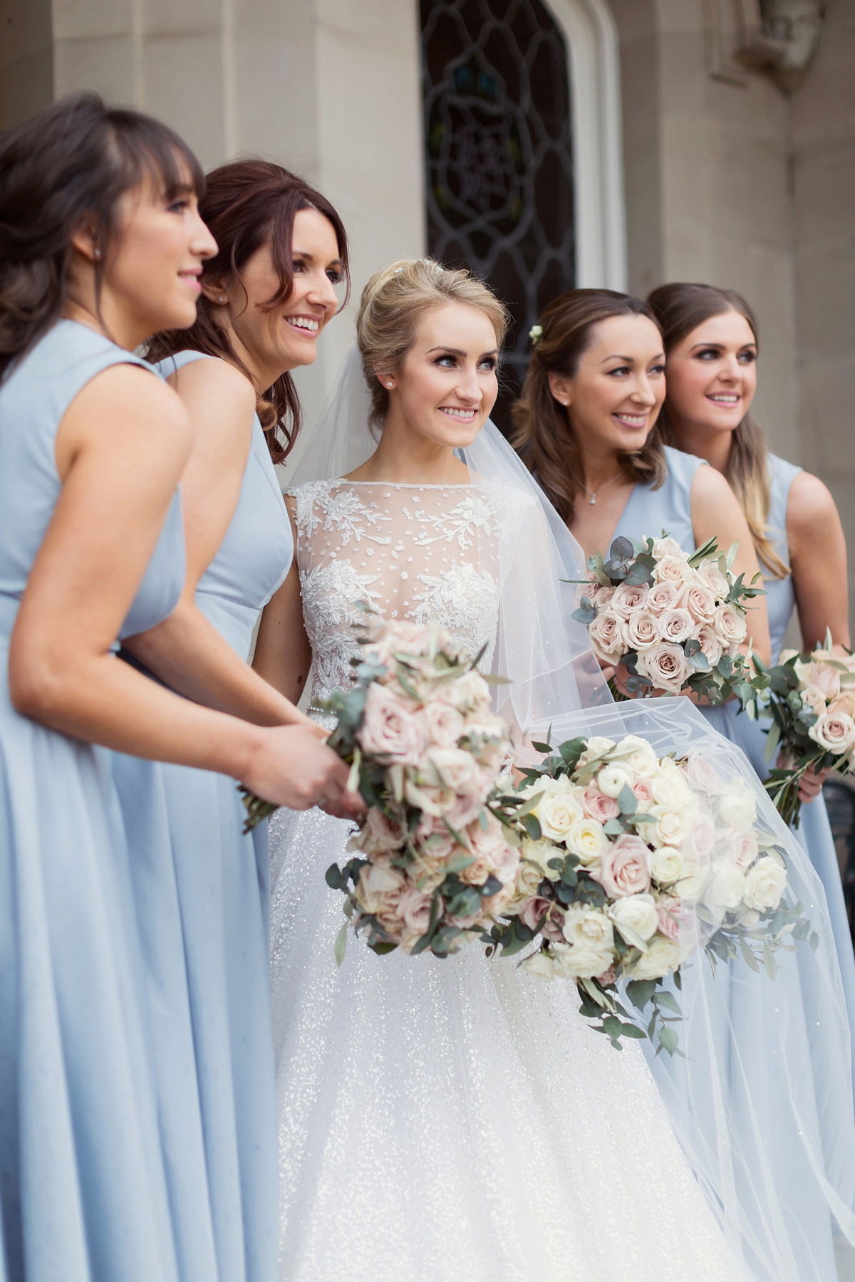 30 A Berta Bridal dress magnificent Scottish Castle wedding. Photography by Craig Eva Sanders.