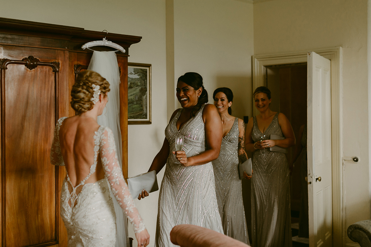 30 Galia Lahav glamour Irish country house wedding. Photography by Adam and Grace