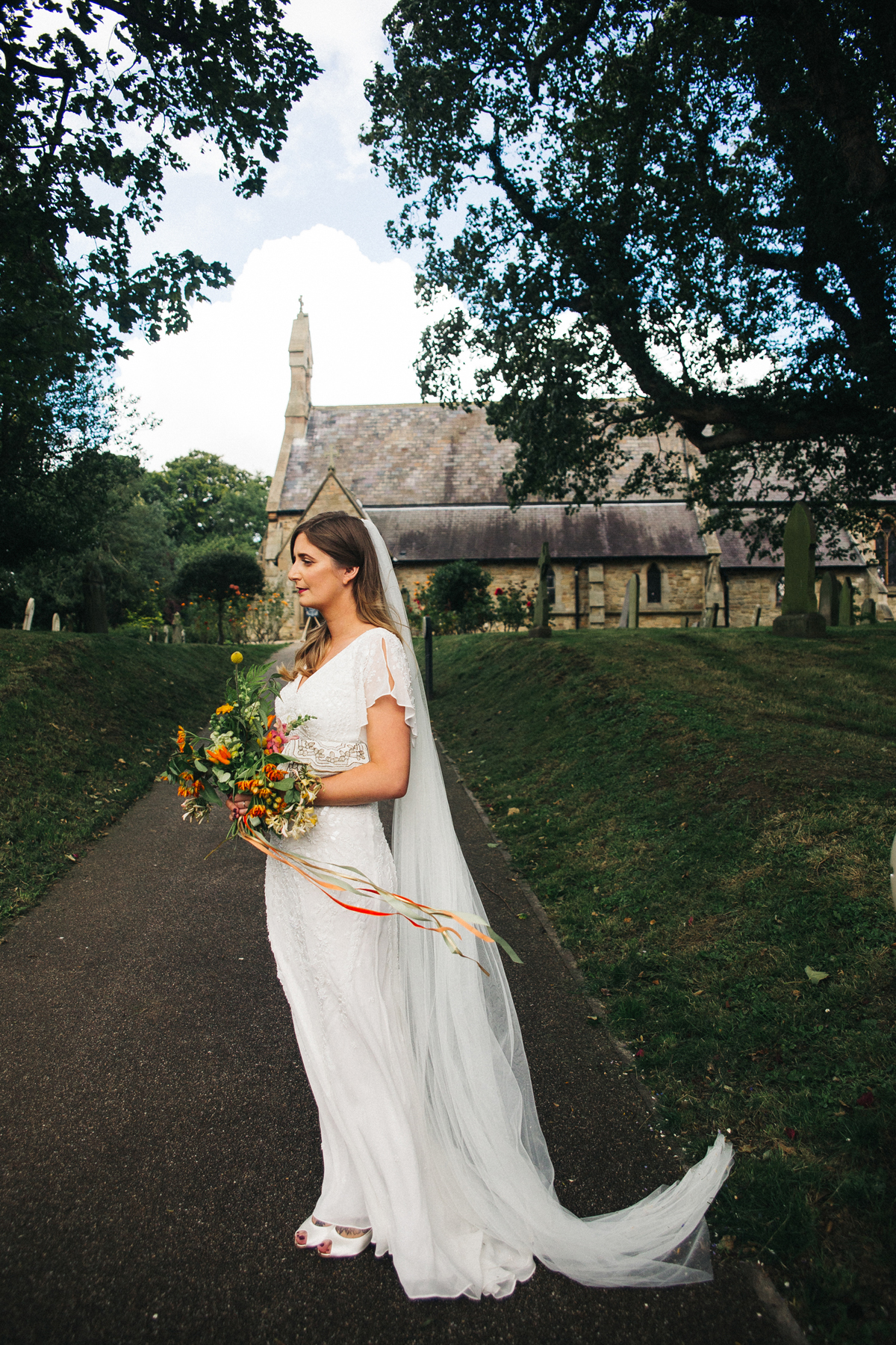 31 Eliza Jane Howell sequin dress for a laidback vintage inspired wedding. Photography by Sally T